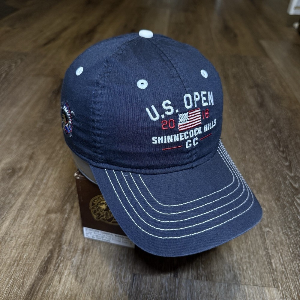 Ahead Shinnecock Hills Hat Classic Cut US Open 2018 Navy Red Strap Golf Course